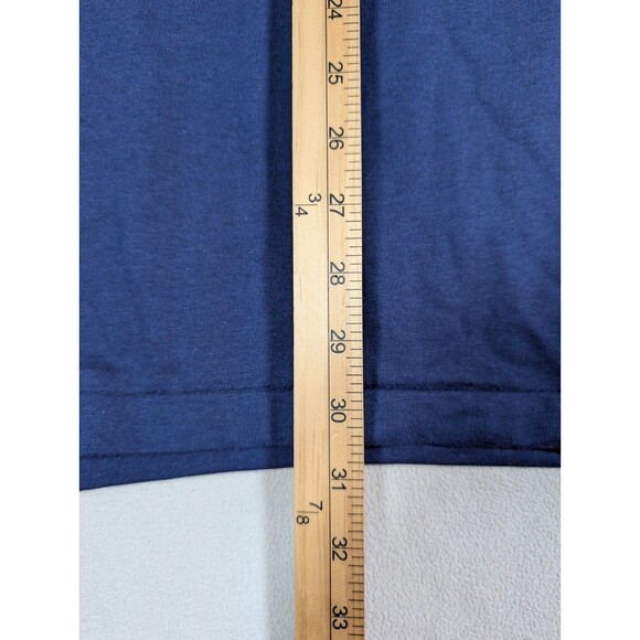 Vtg United States Navy T Shirt Mens L Blue Graphic Logo Short Double Sleeve 90s - Picture 9 of 9